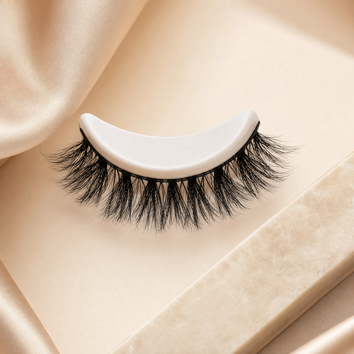 Natural Volume False Eyelashes – Lightweight Wispy Lashes with Soft Flexible Band