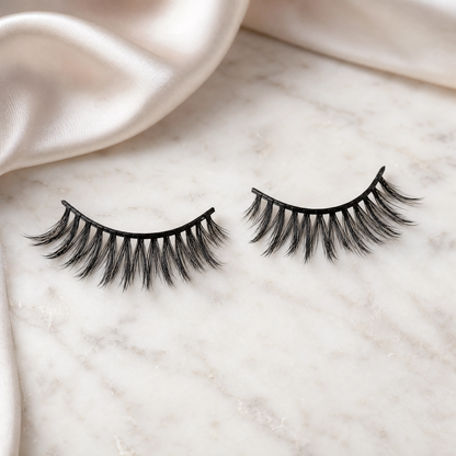 Wispy Volume False Eyelashes – Lightweight Fluffy Strip Lashes for Natural Glam