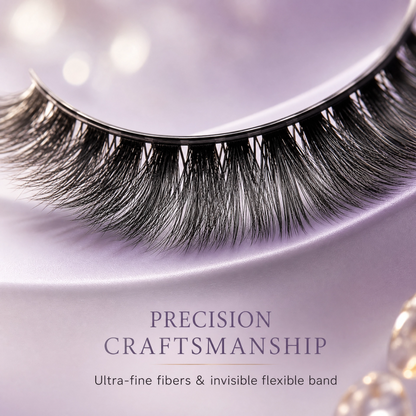 Dramatic Wispy False Lashes – Soft Lightweight Volume Eyelashes