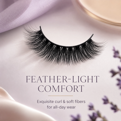 Dramatic Wispy False Lashes – Soft Lightweight Volume Eyelashes